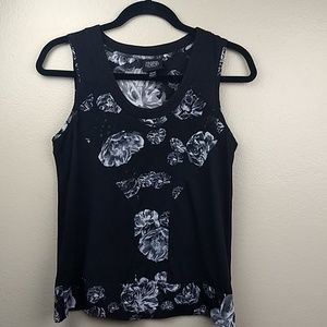 Prabal Gurung Floral Round Neck Top Size XS